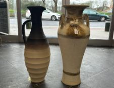 Two Large Decorative Vases, comprising a