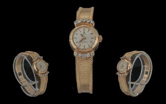 Omega - Ladymatic 18ct Gold and Diamond