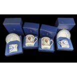 Collection of Royal Worcester ware, Includes 2 x Royal Worcester Cups of the Pope John Paul II + 2 x
