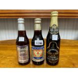 Three Vintage Bottles of Commemorative Ale, comprising two Royal Wedding 29th July 1981, Charles &