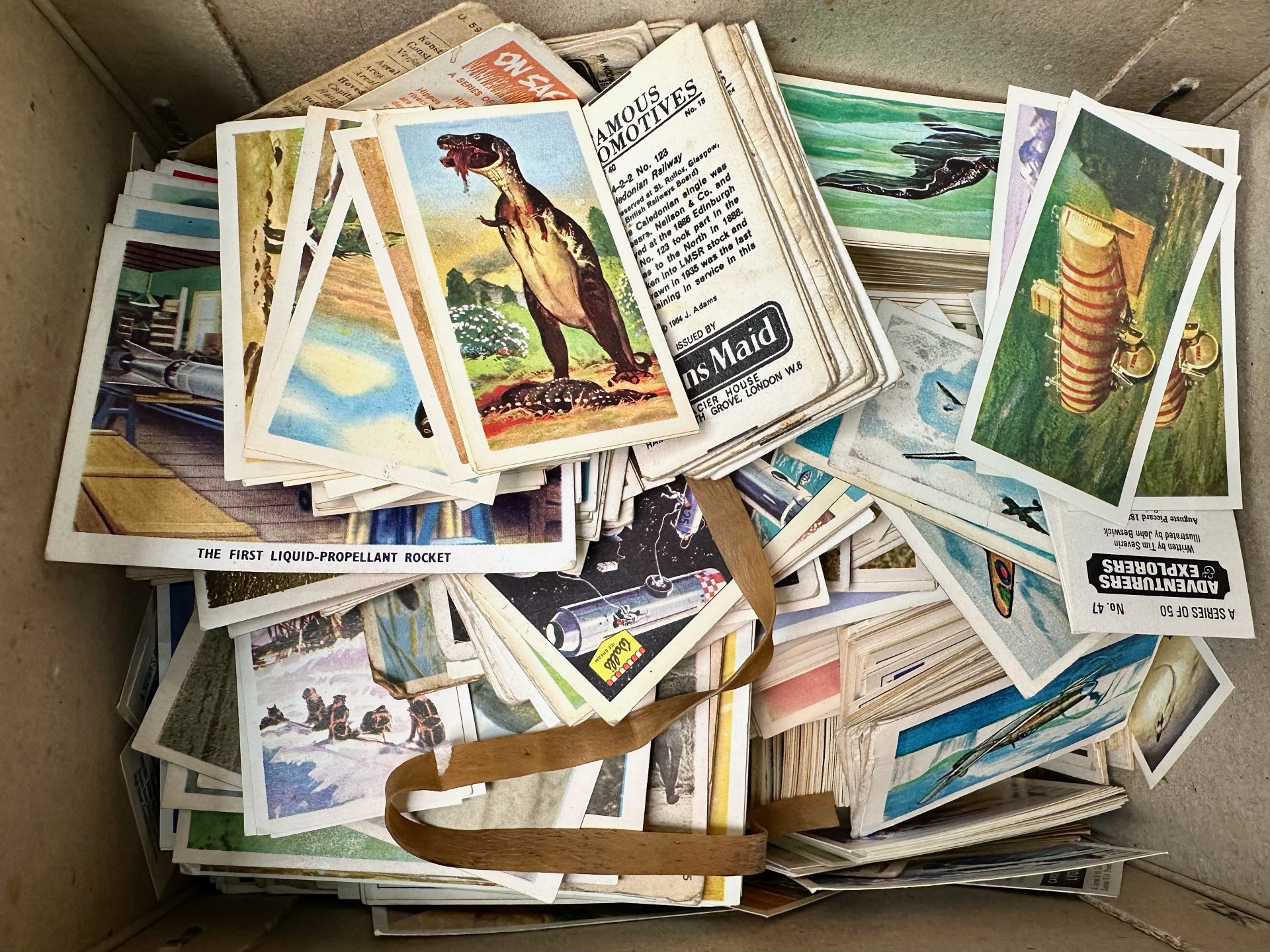 Large Collection of Cigarette Cards & Post Cards, comprising approx 40 Brooke Bond collectors - Bild 3 aus 3