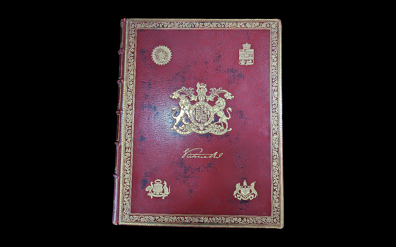 Fine Exhibition Binding Queen Victoria - Ltd and Numbered Edition by Richard Holmes 1897 Book,