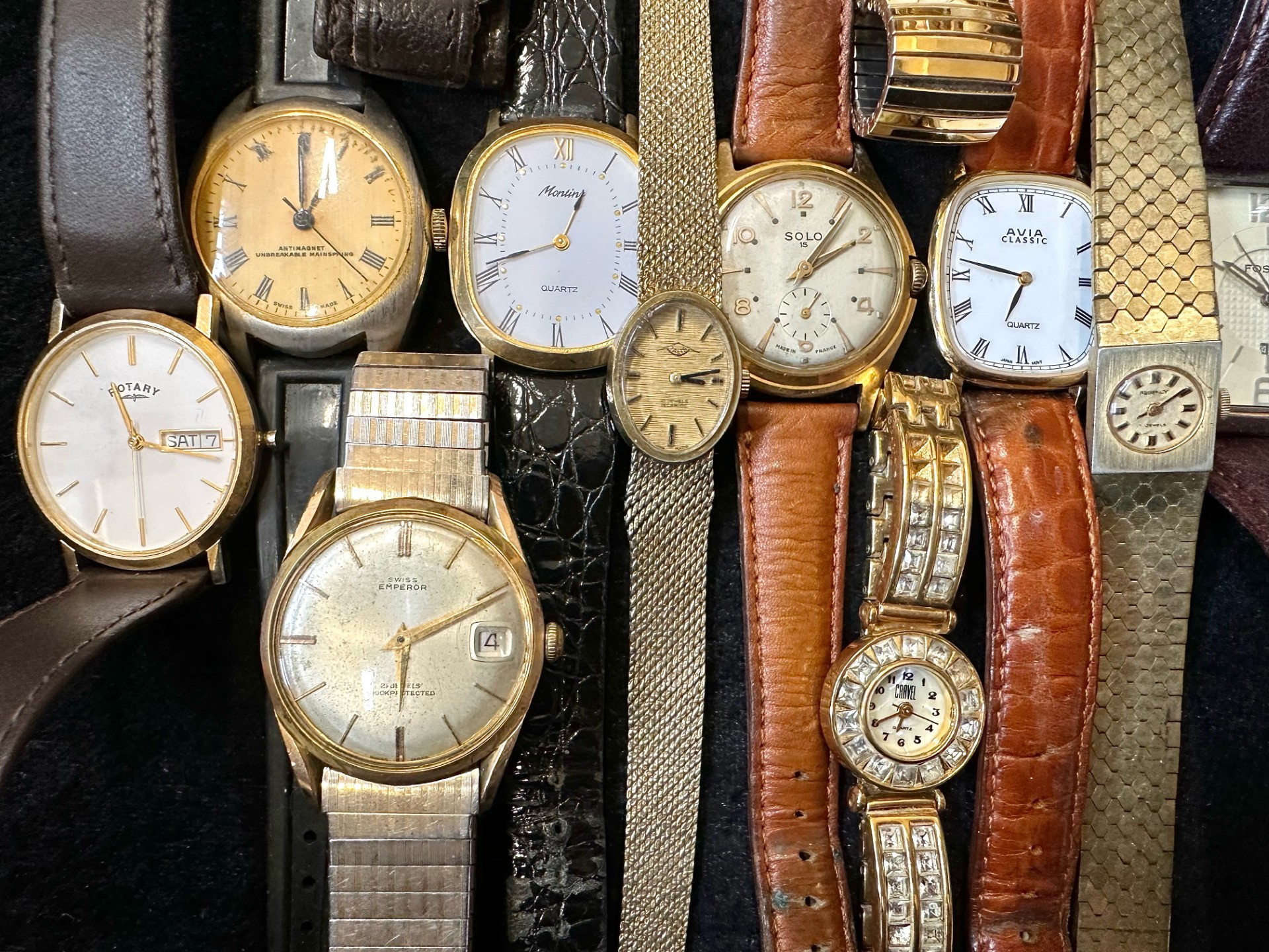 Collection of Ladies & Gentleman's Wristwatches, leather and bracelet straps, makes include Timex, - Image 2 of 4