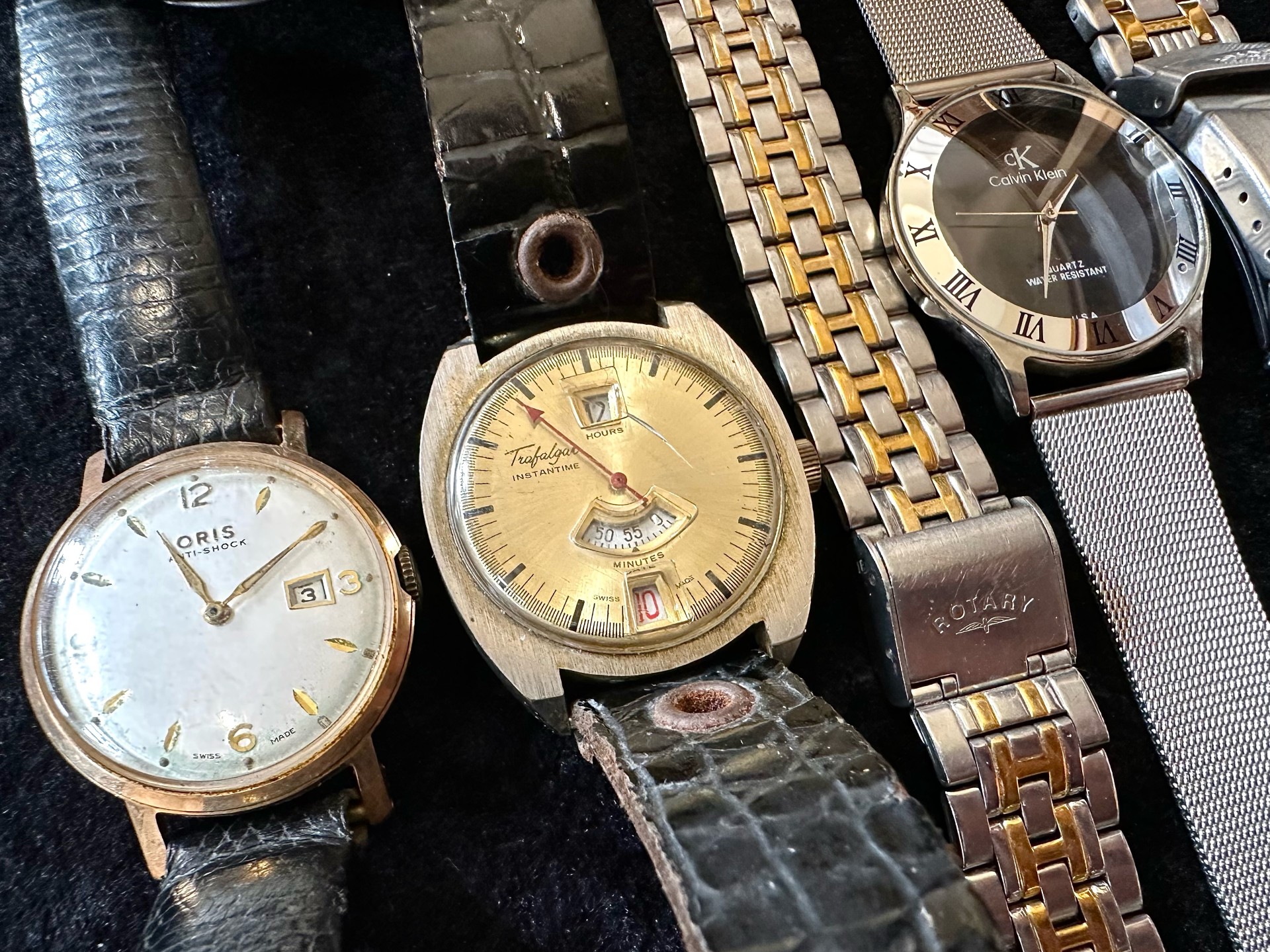 Collection of Gents Wristwatches. includes Seiko, Oris, Trafalgar, Genova, Coboma, Rotary etc. - Image 3 of 4