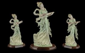 Wedgwood hand painted porcelain figure - classical collection ' melody ' modelled by jenny oliver,