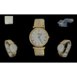 Longines Le Grande Classique Gents Gold on Steel Quartz Dress Watch, Model No LGS 12592, Date of