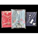 Three Pairs of Brand New Pyjamas, comprising a pair of Damart midnight blue Size M - 14, a pair of