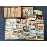 Large Collection of Cigarette Cards & Post Cards, comprising approx 40 Brooke Bond collectors