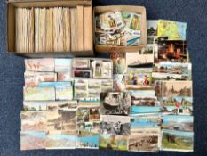 Large Collection of Cigarette Cards & Post Cards, comprising approx 40 Brooke Bond collectors