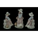 Lladro Hand Painted Porcelain Figure ' A Steppin Time ' Model No 5158. Designer Jose Roig, Issued