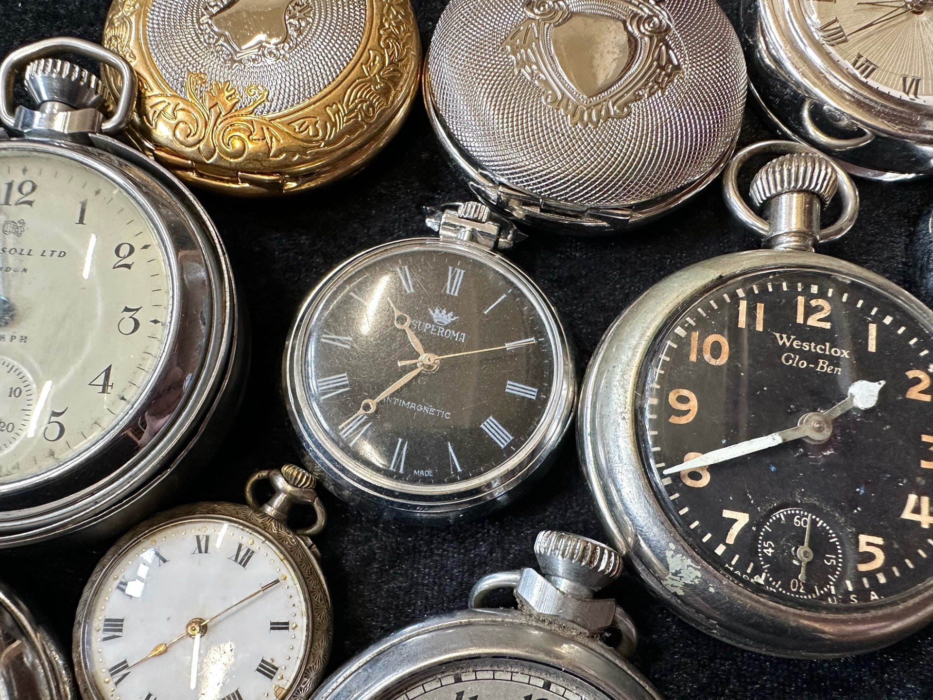 Large Collection of Assorted Pocket Watches, assorted sizes, makes and designs. Makes include - Bild 3 aus 3