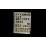 Stamps Interest - Romania (1862-1996) 1250+ Stamps Mint And Used On 60 Album Pages Inc Sets,