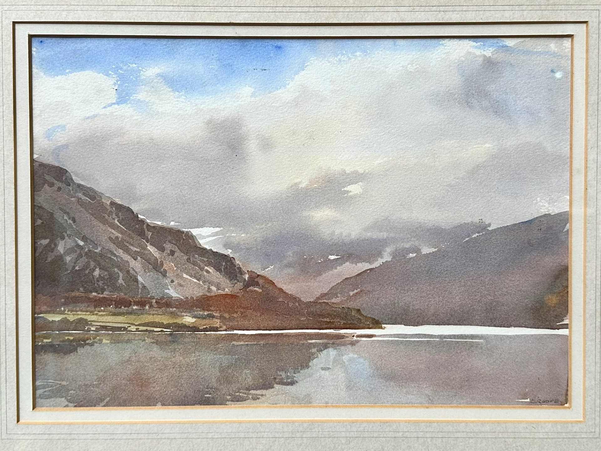 Len Roope (British 1917-2005) Lake District Scene - Believed to Be Bowness Knott Ennerdale. - Image 2 of 4