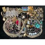 Box of Quality Costume Jewellery, comprising a quantity of various chains, pendants, earrings,
