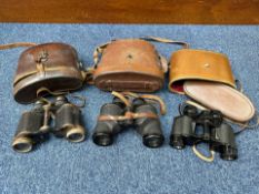 military binoculars ( 3 ) in total. westinghouse h.m.r 1943, ross London no 3703 + one other set,