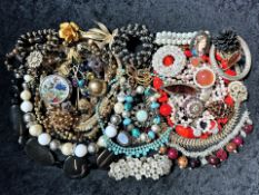 Collection of Quality Vintage Costume Jewellery, comprising pearls, bracelets, bangles, beads,