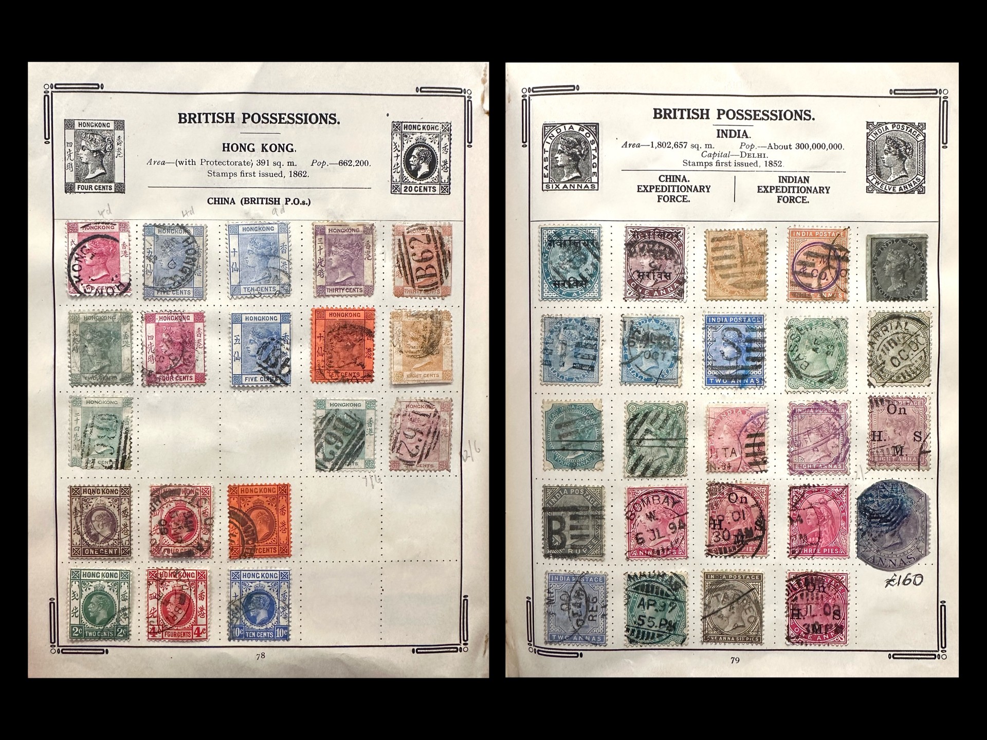 Stamps World 1854 To 1950 Col'n - Including Much Commonwealth Mint Or Used In 2 Matching Stanley - Bild 3 aus 4