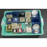 Thimbles Interest. Good Collection of Misc Thimbles, Includes Royal Worcester, Fenton China,
