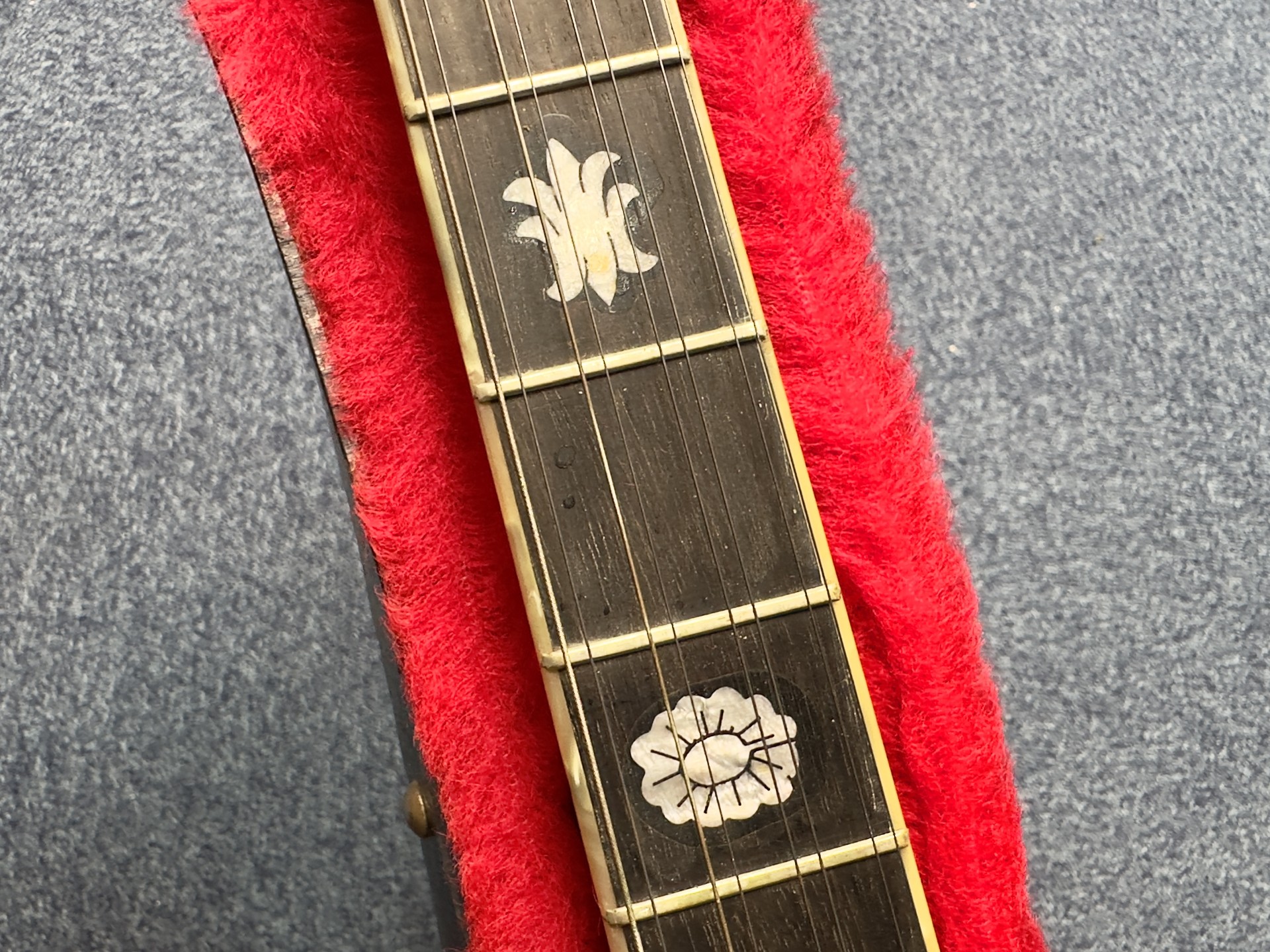 Greek Bazouki Made by Ideal, in original fitted case. Highly decorative, eight strings. Length - Image 4 of 4