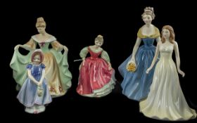 Three Royal Doulton Ladies, comprising 'Fair Maiden' HN 2434, 'Ivy' HN 1768, 'Pearl' from the