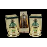 Three Bottles of Bells Old Scotch Whisky Decanters, full contents, 8 years old, in original boxes.