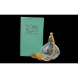 Royal Scot Crystal Perfume Atomiser to Celebrate the Royal Wedding on 29th April 2011. With Box.