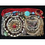 Collection of Quality Costume Jewellery, including pearls, necklaces, chains, bracelets, pendants,