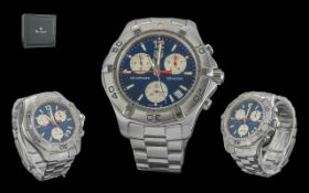TAG Heuer Aquaracer gents stainless steel chronograph quartz wrist watch. model no caf1112, serial