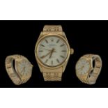 Gents Rolex Air King 14ct Gold Oyster Perpetual, Precision Wristwatch circa 1970's. All original,
