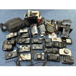 A Collection of Cameras to include Miranda, Olympus, Nikon, Samsung, Fujica, Konica, Pentax etc