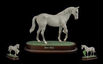 Royal Doulton Race Horse Figure On Stand