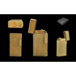 Dunhill 70 deluxe gold plated lighter, n
