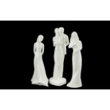 Royal Doulton Trio of ' Images ' Figures