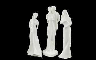 Royal Doulton Trio of ' Images ' Figures