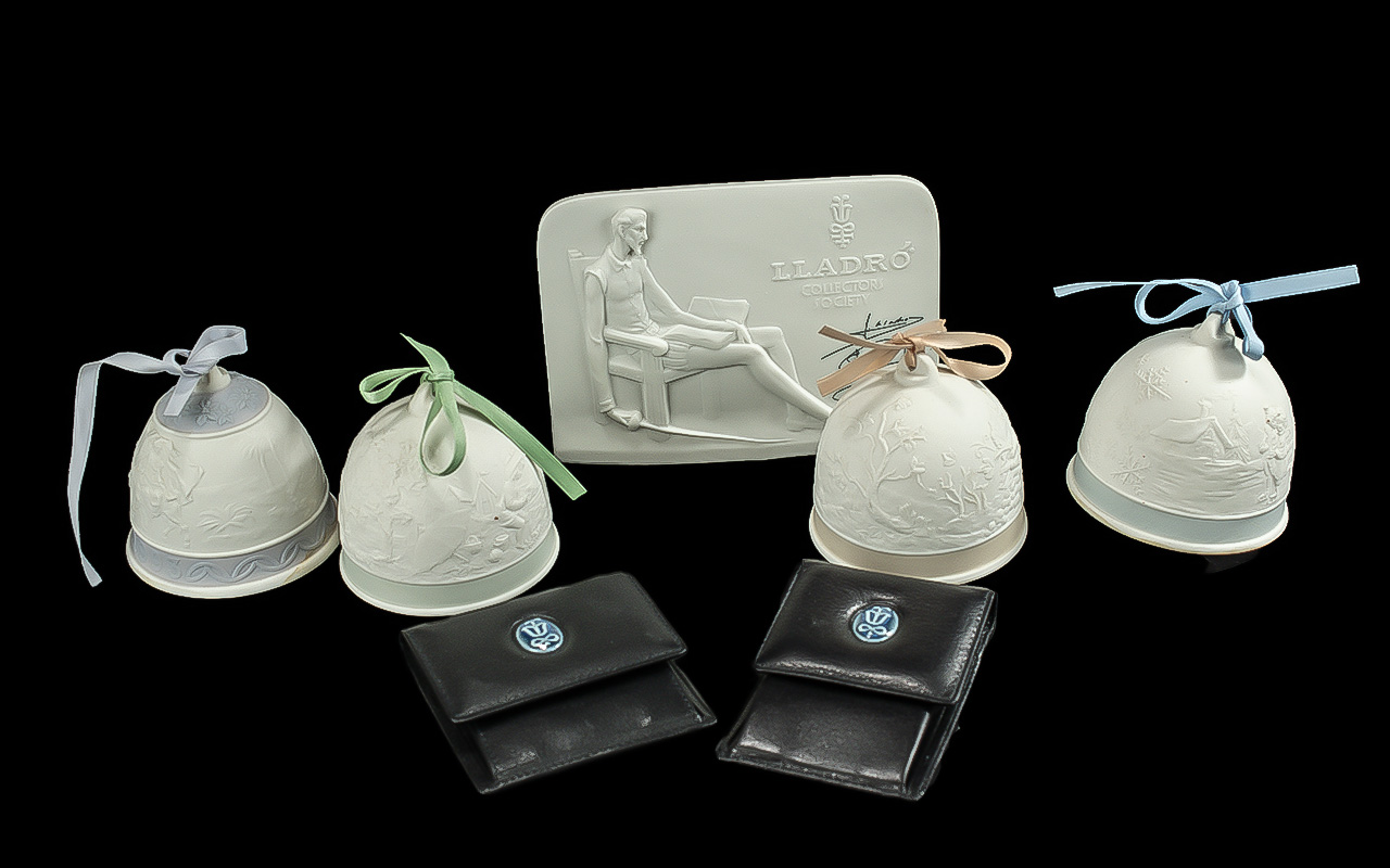 Four Lladro Christmas Bells, comprising - Image 2 of 2