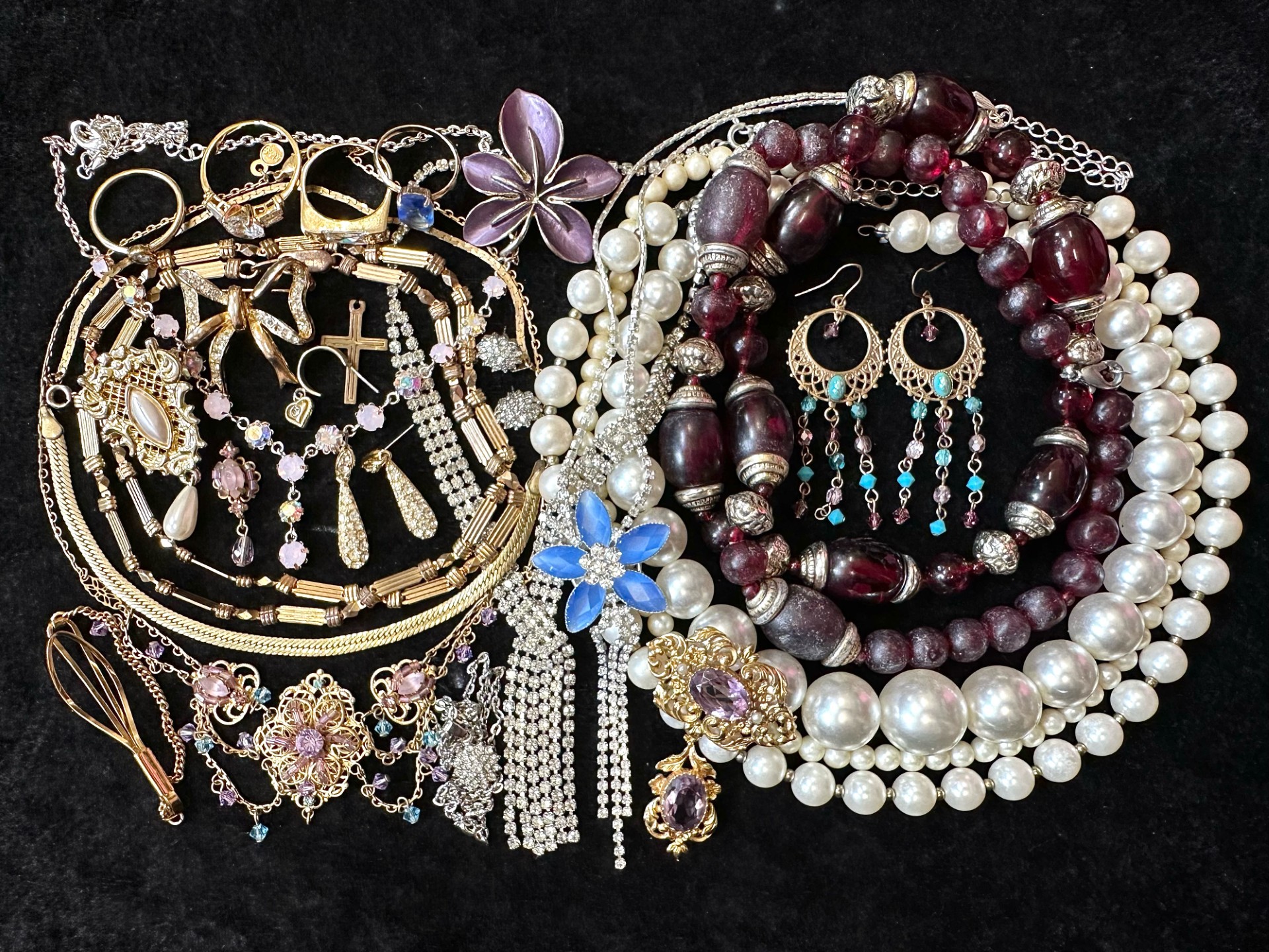 A Collection of Vintage Costume Jeweller