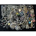 A Collection of Vintage Costume Jeweller