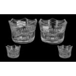 A Pair of Waterford Crystal Christmas Bo