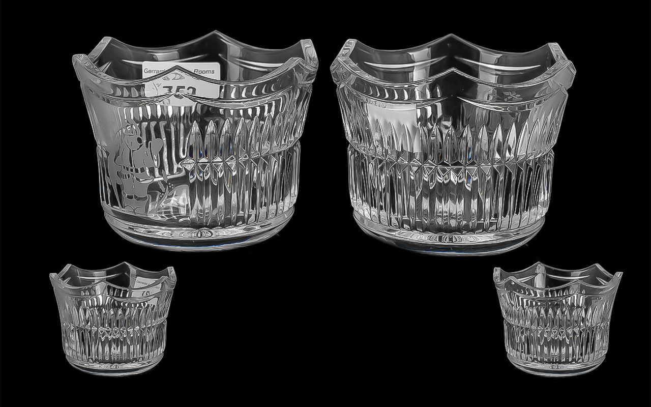 A Pair of Waterford Crystal Christmas Bo - Image 2 of 2