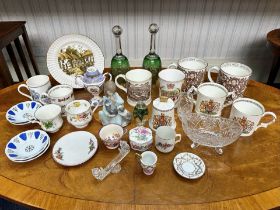 Box of Assorted Pottery & Porcelain, inc