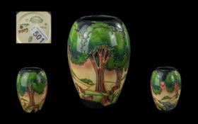 Moorcroft Art Pottery Hand Painted Tube