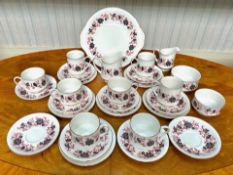 Paragon 'Michelle' Tea Set, comprising 5