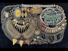 A Collection of Vintage Costume Jeweller