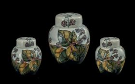 Moorcroft Hand Painted Tubelined Lidded