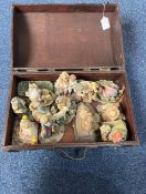 Small Wooden Trunk Containing a Quantity