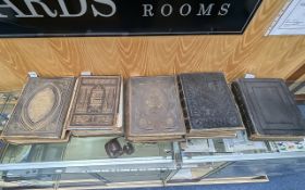 Five Large Family Holy Bibles, Old & New