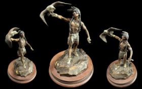 'Legends' Spelter Figure 'Keeper of Eagl