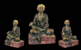 Royal Doulton Hand Painted Porcelain Figure ' Mendicant ' HN1365. Designer L. Harradine. Issued 1929