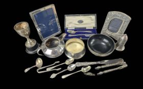 Collection of Misc Silver and Silver Plate Items - Please See Photos.