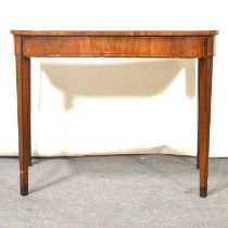 George III mahogany side table,